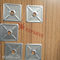 2» τετραγωνικά πλυντήρια κλειδώματος μορφής μόνα με τις λοξευμένες άκρες για τον καθορισμό των καρφιτσών Insulaton