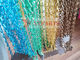 Πολυ κουρτίνα πορτών αλυσίδων αλουμινίου χρώματος διακοσμητική για την εγχώρια διακόσμηση