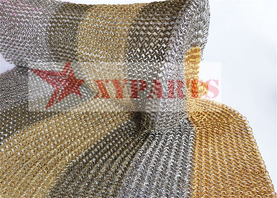 Αρχιτεκτονική Δομή ChainMail Ring Mesh για διαχωριστικά δωματίων