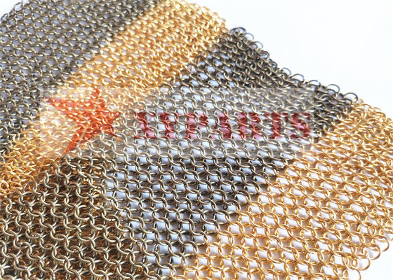 Αρχιτεκτονική Δομή ChainMail Ring Mesh για διαχωριστικά δωματίων