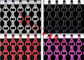 Διάφορη κουρτίνα αλυσίδων αργιλίου χρώματος ως οθόνη χωρισμάτων για τη διακόσμηση δωματίων