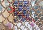Κουρτίνα πλέγματος μετάλλων συνδέσεων αλυσίδων με το όμορφο χρώμα ως υφασματέμπορο για τη διακόσμηση ξενοδοχείων