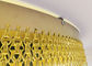 Διακοσμητικός διαιρέτης χωρισμάτων τοίχων εστιατορίων κουρτινών αλυσίδων αργιλίου