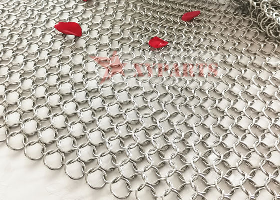 Αρχιτεκτονική Δομή ChainMail Ring Mesh για διαχωριστικά δωματίων